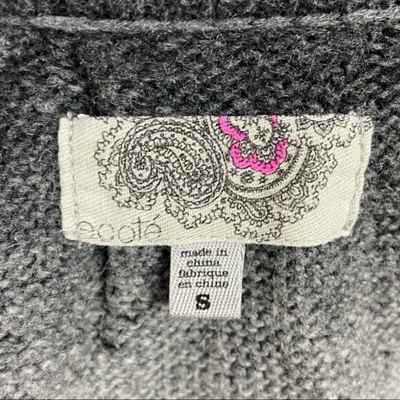 Urban Outfitters Wool Blend‎ Shacket Plaid Oversized Sweater Jacket Size Small - Picture 3 of 12